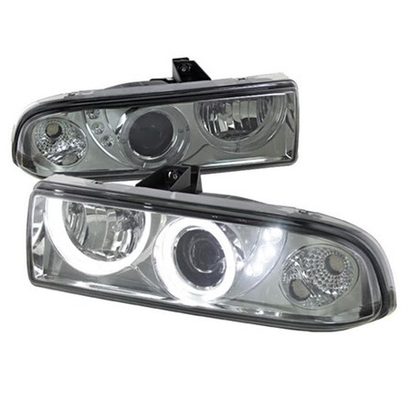 Overtime Projector Headlight for 98 to 04 Chevrolet S10- Smoke - 9 x 16 x 18 in. OV3184358